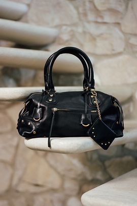 By Anthropologie Arina Large Leather Satchel