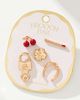 By Anthropologie Assorted Mini Brooches, Set of 5 - 1