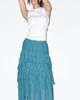 By Anthropologie Asymmetric Tiered Maxi Skirt - 1