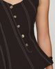 By Anthropologie Asymmetrical Peplum Vest Top - 2