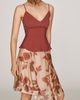 By Anthropologie Asymmetrical Seamed Midi Skirt - 1