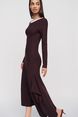 By Anthropologie Asymmetrical Sweater Dress
