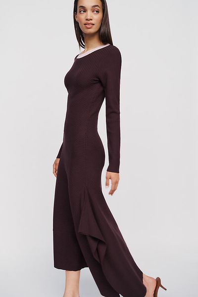 By Anthropologie Asymmetrical Sweater Dress