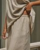 By Anthropologie Aubrey Smocked Linen Blend Pants - 3