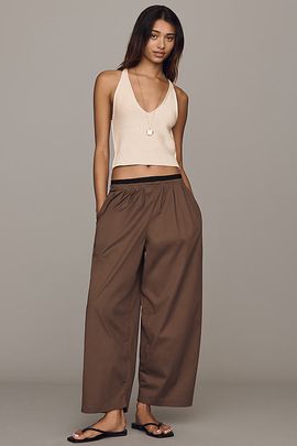 By Anthropologie Barrel Trouser Pants