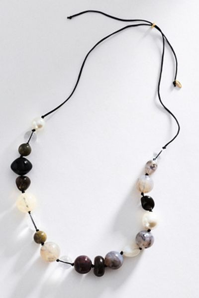By Anthropologie Beaded Cord Necklace