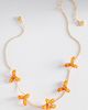 By Anthropologie Beaded Floral Charm Necklace - 1