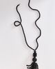 By Anthropologie Beaded Tassel Pendant Necklace - 1