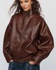 By Anthropologie Belted Faux Leather Jacket - 2