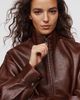 By Anthropologie Belted Faux Leather Jacket - 4
