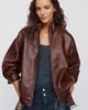 By Anthropologie Belted Faux Leather Jacket - 6