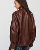 By Anthropologie Belted Faux Leather Jacket - 7