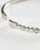 By Anthropologie Bezel-Set Crystal Station Bangle Bracelet - 2