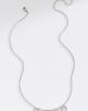 By Anthropologie Bezel Cluster Crystal Pendant Necklace - 1