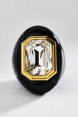 By Anthropologie Bezel Cocktail Ring