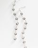 By Anthropologie Bezel Crystal Drop Earrings - 1