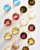 By Anthropologie Bezel Cushion French Hook Earrings - 2