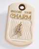 By Anthropologie Bezel Pavé Crystal Initial Charm - 1
