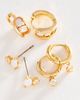 By Anthropologie Birthstone Earrings, Set of 3 - 2