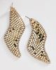 By Anthropologie Border Chainmail Drop Earrings - 1