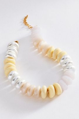 By Anthropologie Bowie Necklace, Large Beads