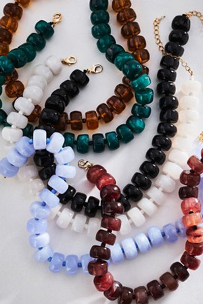 By Anthropologie Bowie Necklace, Medium Beads