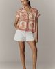 By Anthropologie Brenna Short-Sleeve Buttondown Shirt - 3