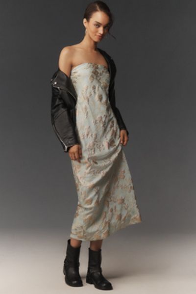 chinese dress ladies Rent Anthropologie Lace Twofer Strapless Maxi Dress main image 1