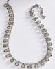 By Anthropologie Brushed Bezel Crystal Necklace - 1