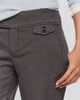 By Anthropologie Brushed Cotton Blend Slim Trousers Pants - 4