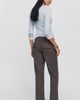 By Anthropologie Brushed Cotton Blend Slim Trousers Pants - 5