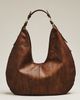 By Anthropologie Burnished Faux Leather Hobo Bag - 2