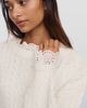 By Anthropologie Cable Knit Ruffle Sweater - 3
