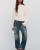 By Anthropologie Cable Knit Ruffle Sweater - 4