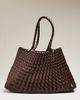 By Anthropologie Calla Large Woven Satchel Bag - 1