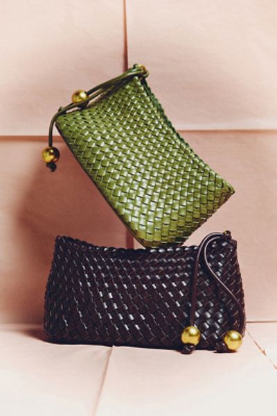 By Anthropologie Calla Woven Crossbody Bag