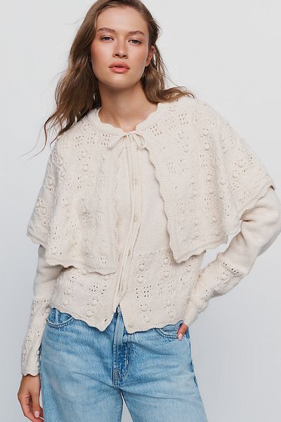 By Anthropologie Capelet Cardigan