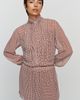 By Anthropologie Caroline Tie-Neck Mini Dress - 1