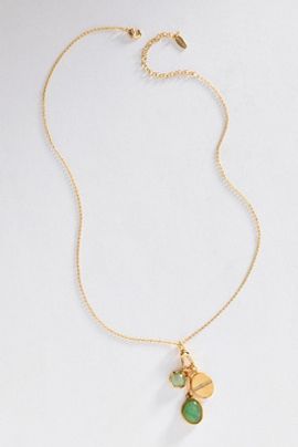By Anthropologie Charms Pendant Delicate Chain Necklace