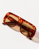 By Anthropologie Chunky Flat-Top Aviator Sunglasses - 1