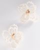 By Anthropologie Chunky Floral Pearl Earrings - 1