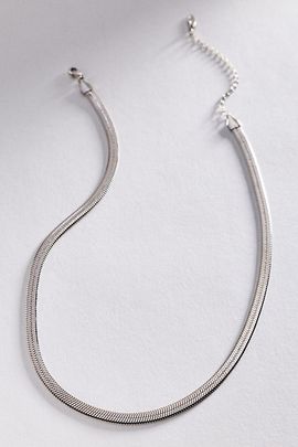 By Anthropologie Chunky Herringbone Necklace