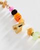 By Anthropologie Chunky Mixed Bead Initial Necklace - 2