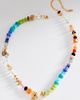 By Anthropologie Chunky Mixed Bead Initial Necklace - 3