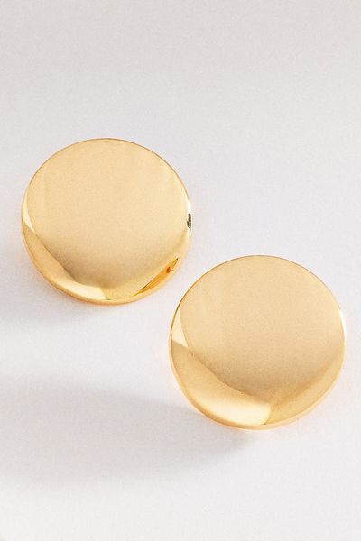 By Anthropologie Circle Statement Earrings