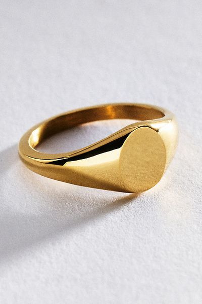 By Anthropologie Classic Signet Ring