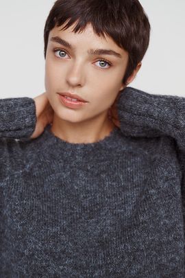 By Anthropologie Cline Chunky Crew-Neck Sweater