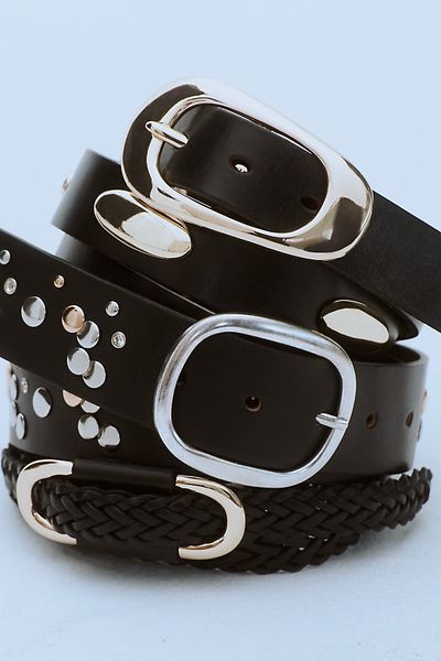 By Anthropologie Cluster Studded Belt