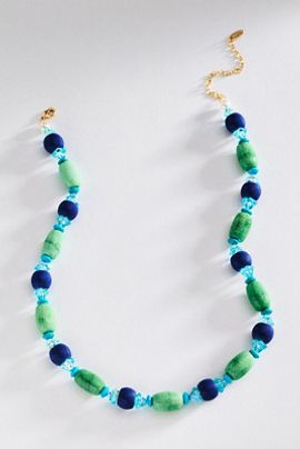 By Anthropologie Coastal Beaded Necklace