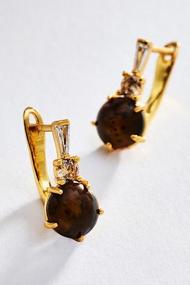 By Anthropologie Colorful Lever Back Earrings